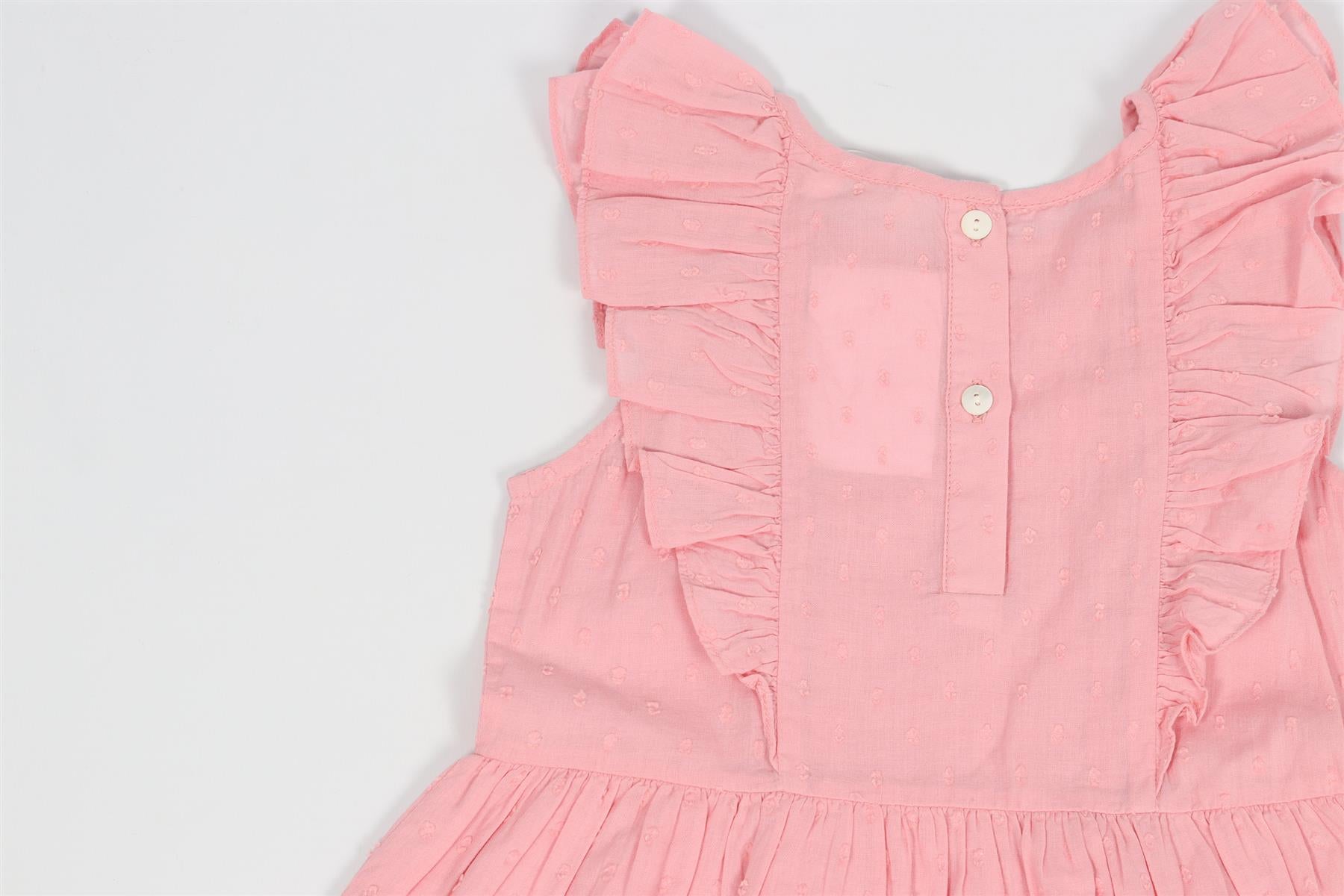 LOVESHACKFANCY PINK KIDS GIRLS COTTON DRESS 18-24 MONTHS