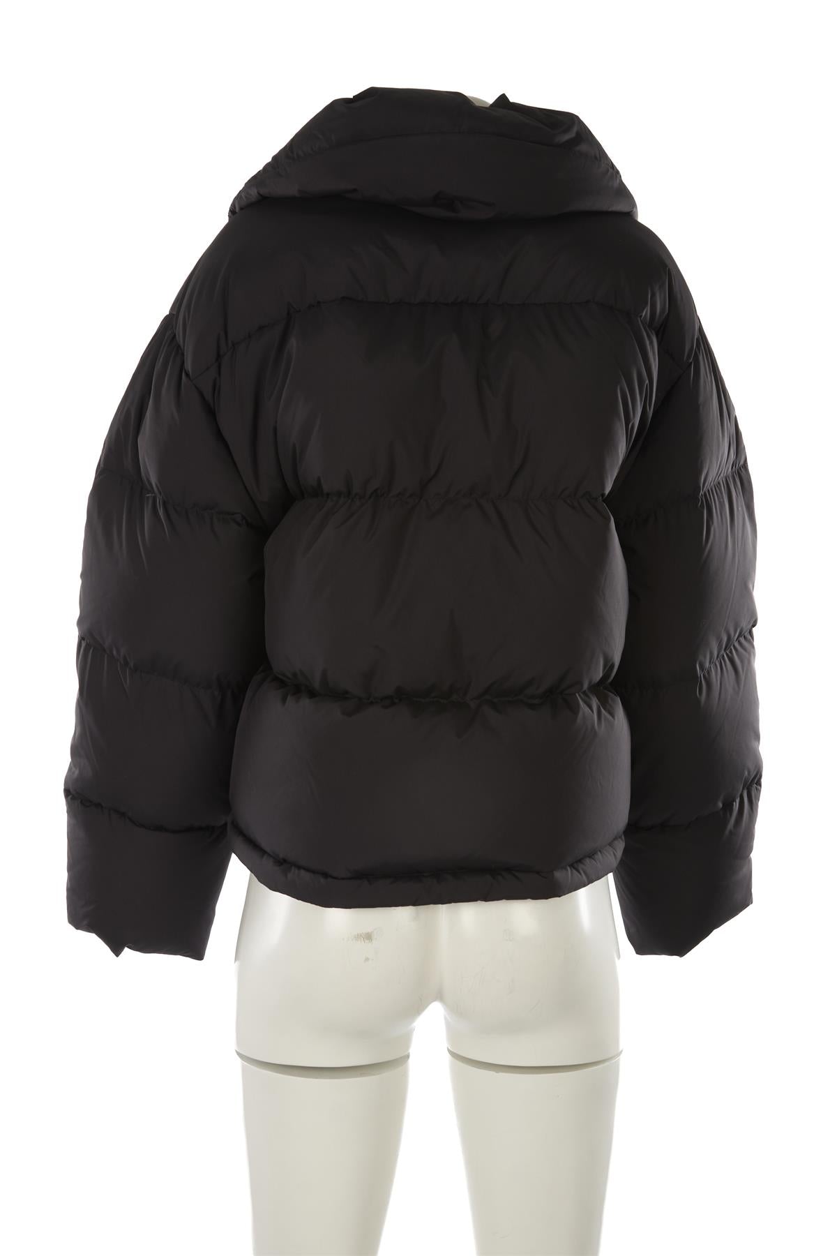 ACNE STUDIOS BLACK OLIMERA PADDED DOWN JACKET DE 32 UK 6