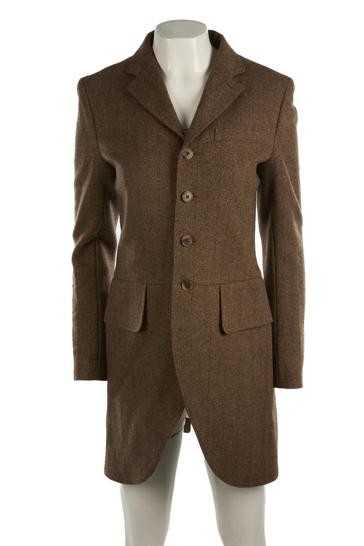 RALPH LAUREN BROWN WOOL BLAZER US 6 UK 10