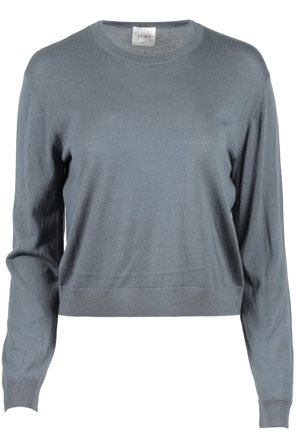 LESET BLUE WOOL SWEATER XSMALL