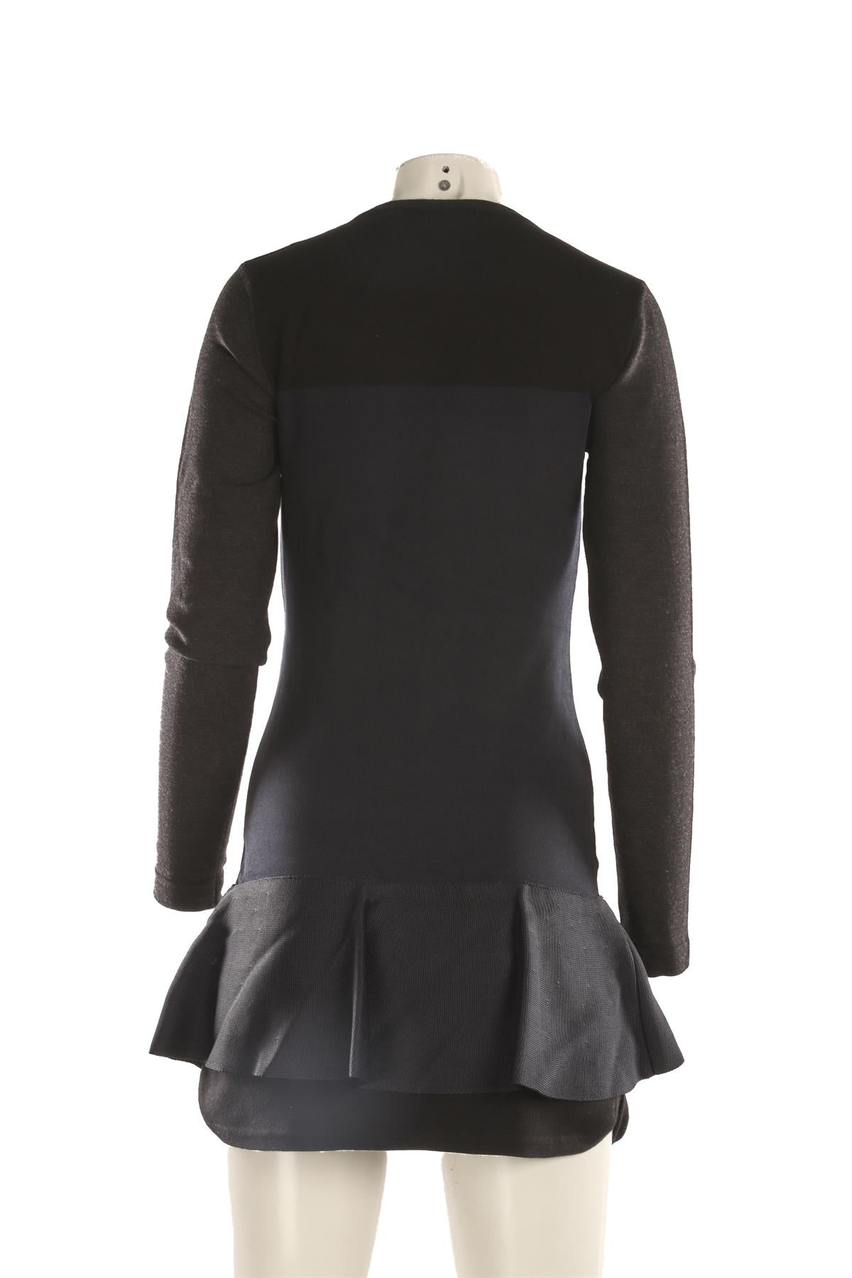 ISABEL MARANT ADAMS BLUE WOOL MINI DRESS FR 40 UK 12