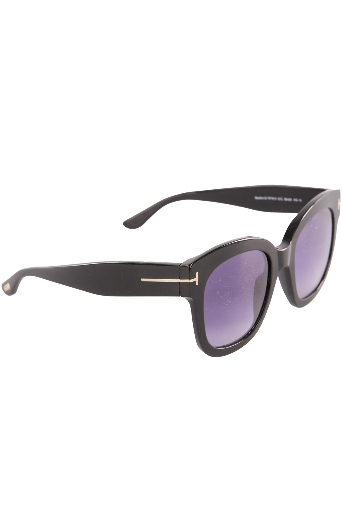 TOM FORD BLACK SQUARE FRAME ACETATE SUNGLASSES