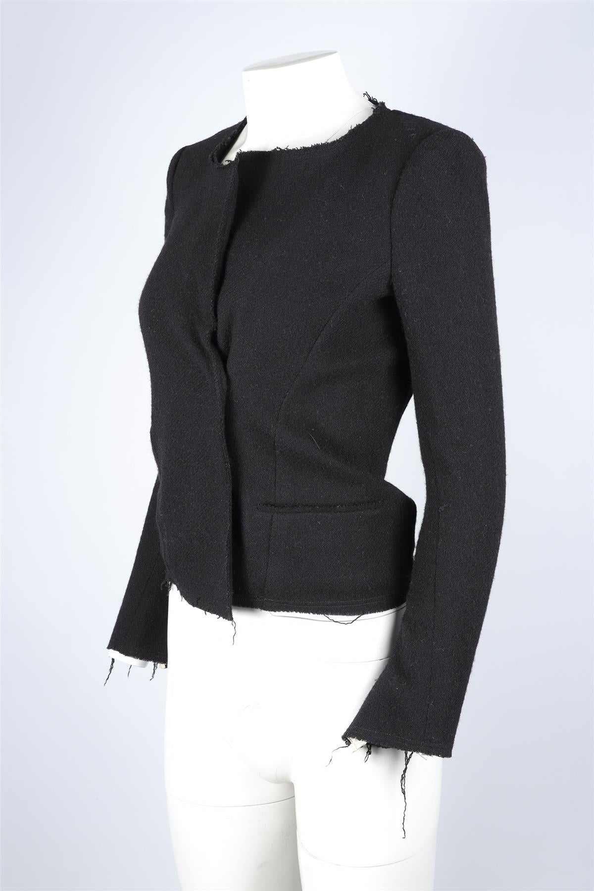ISABEL MARANT ÉTOILE BLACK WOOL JACKET FR 36 UK 8