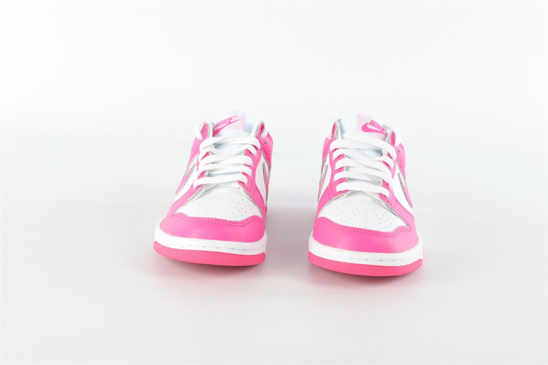 NIKE PINK LEATHER TRAINERS EU 37 UK 4 US 6.5