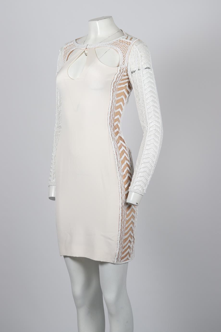 EMILLIO PUCCI SEQUINNED SILK MINI DRESS IT 38 UK 6