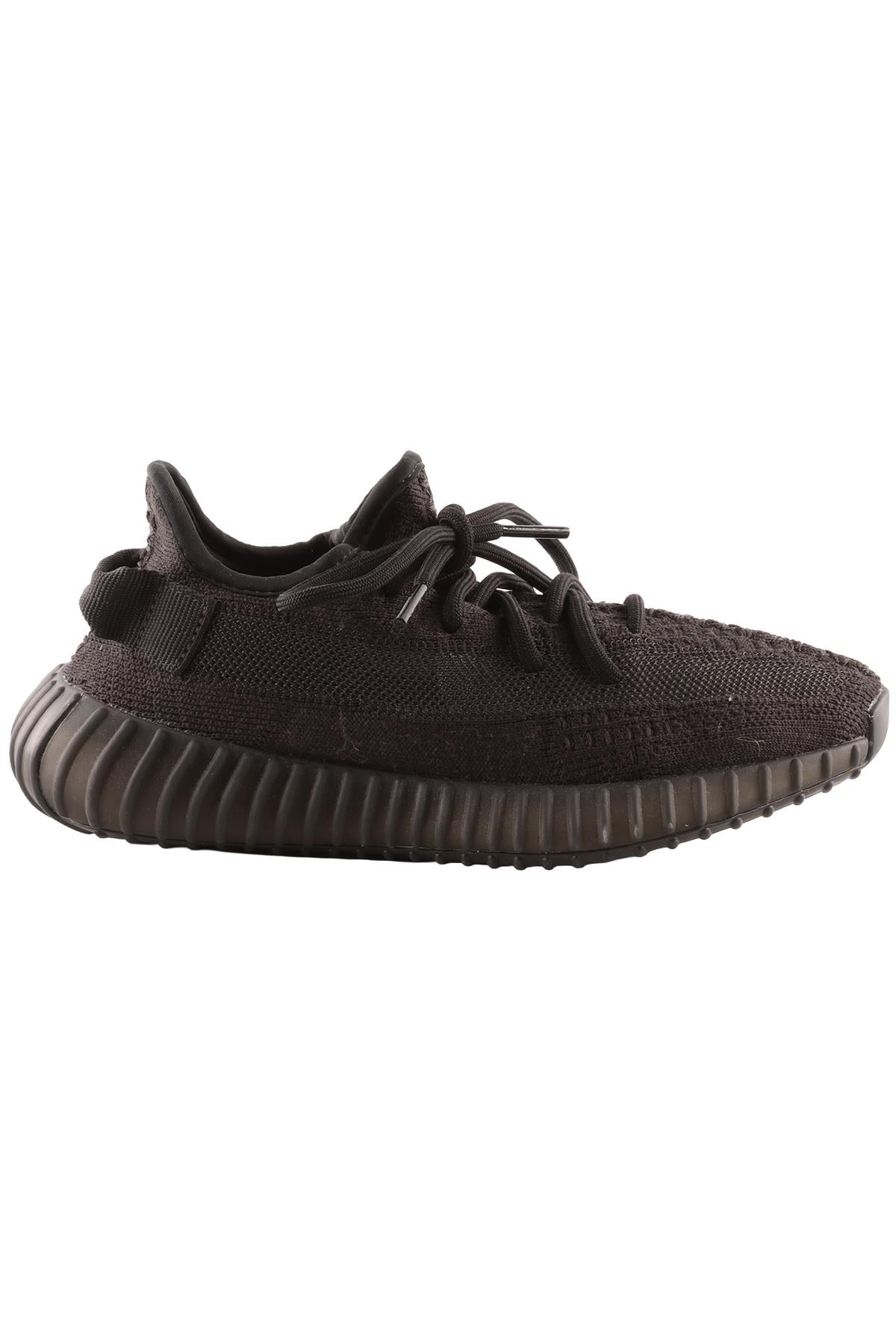 ADIDAS YEEZY BLACK KIDS BOYS BOOST 350 V2 ONYX SNEAKERS UK 4 US 4.5 EU 36 2/3