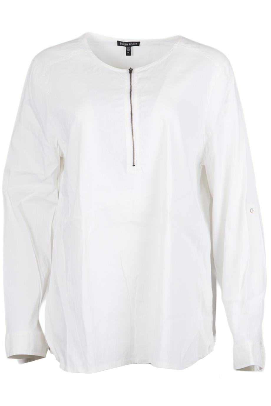 EILEEN FISHER LINEN BLEND TOP XLARGE