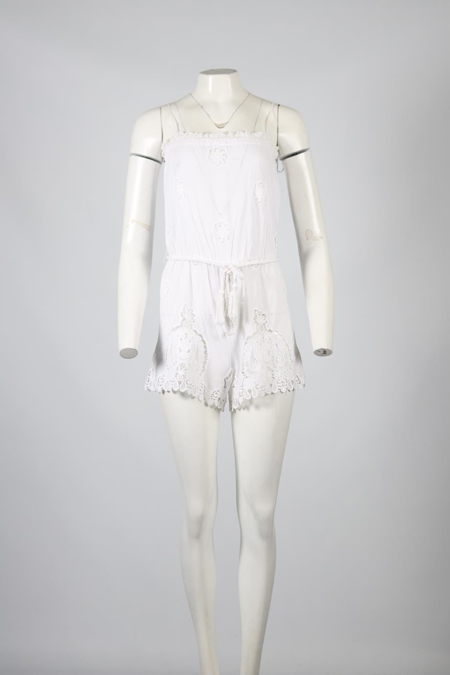 MIGUELINA COTTON PLAYSUIT SMALL