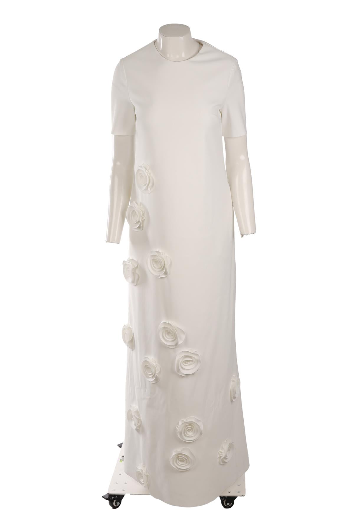 GRETA CONSTANTINE WHITE MAXI DRESS US 4