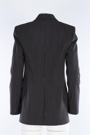 ALEXANDER WANG BLACK WOVEN BLAZER US 4 UK 8