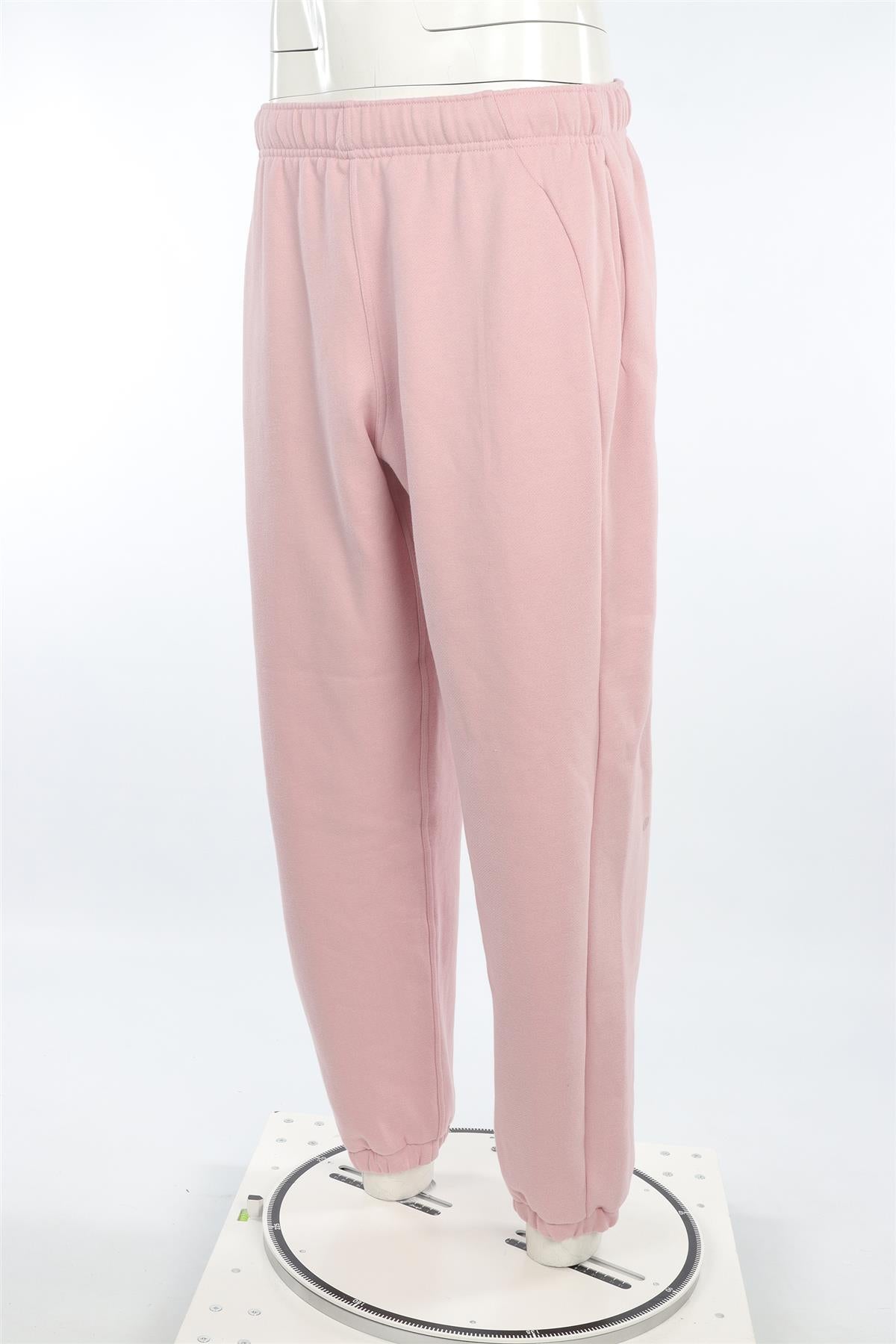 LULULEMON PINK COTTON TRACK PANTS MEDIUM
