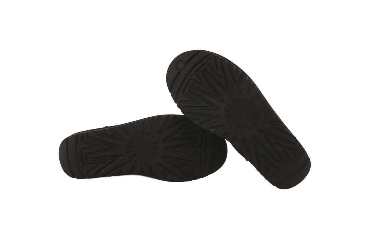 UGG BLACK SUEDE SLIPPERS EU 37 UK 4 US 6