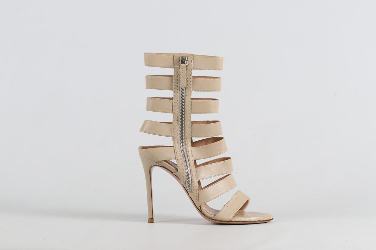 GIANVITO ROSSI LEATHER SANDALS EU 38 UK 5 US 8