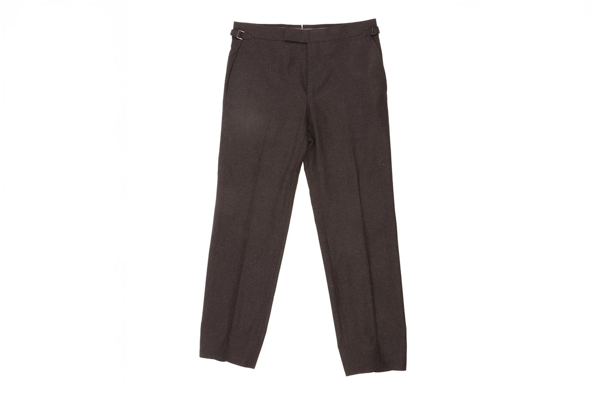 TOM FORD GREY MEN'S WOOL STRAIGHT LEG PANTS IT 50 FR 42 UK 34