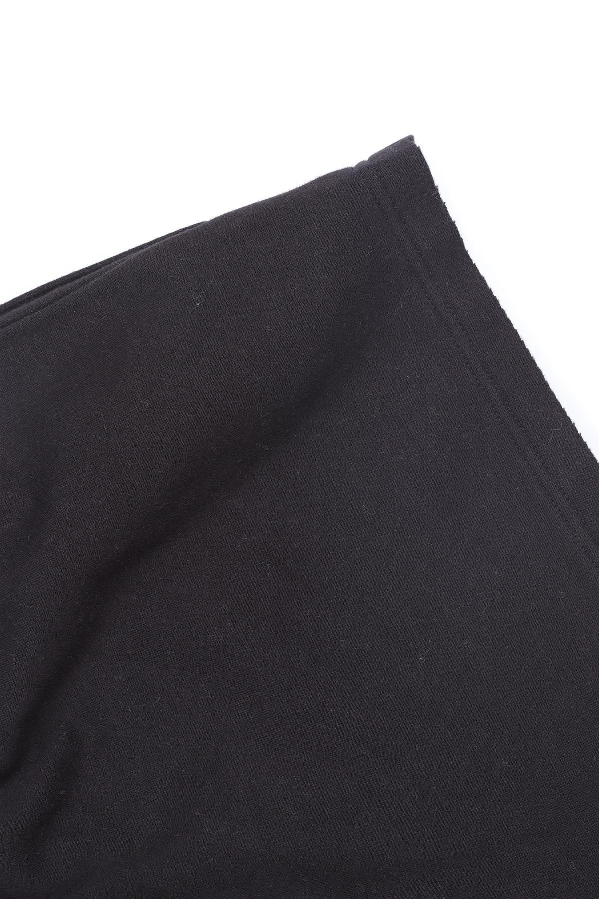 SKIMS BLACK COTTON SHORTS LARGE