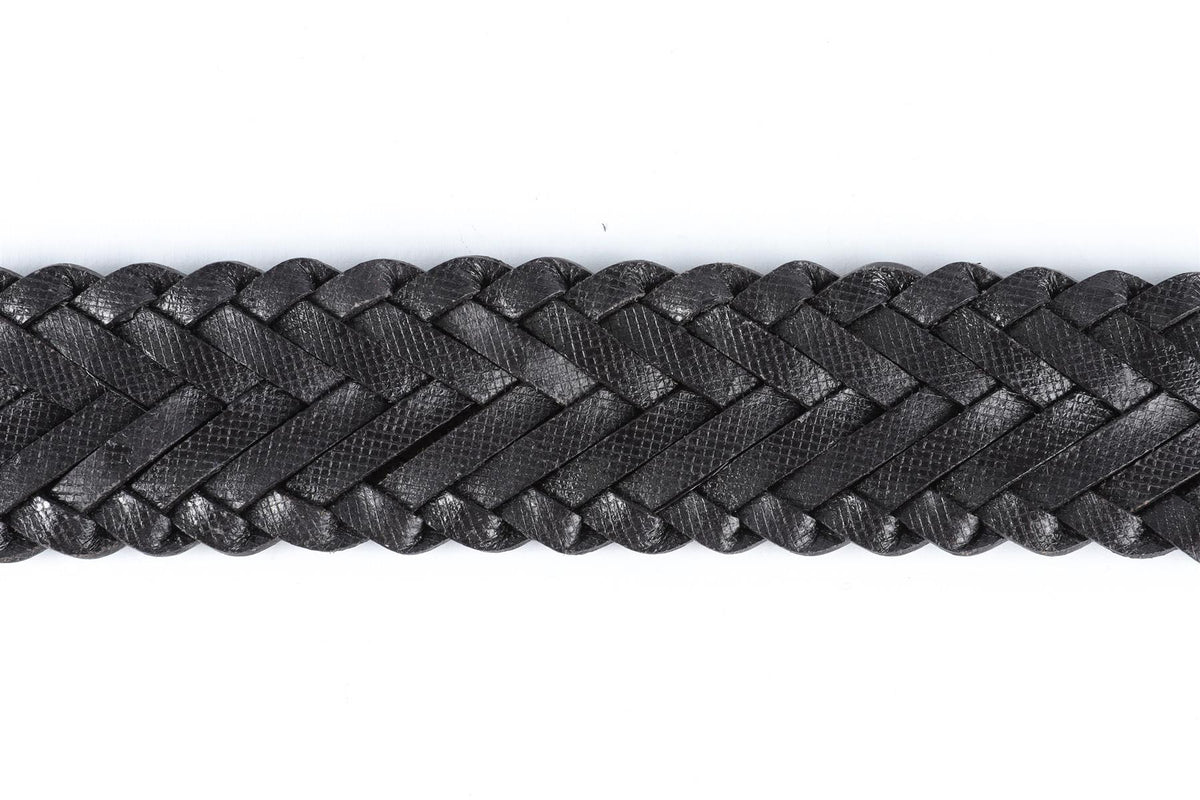 TOM FORD BLACK MEN'S LEATHER BELT 90 CM
