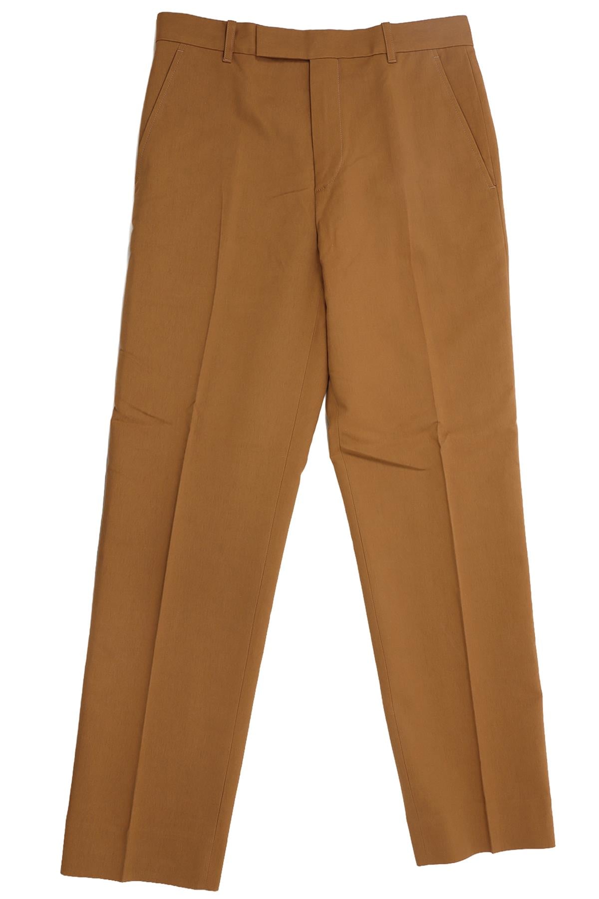 THE ROW BROWN MEN'S COTTON STRAIGHT LEG PANTS W30