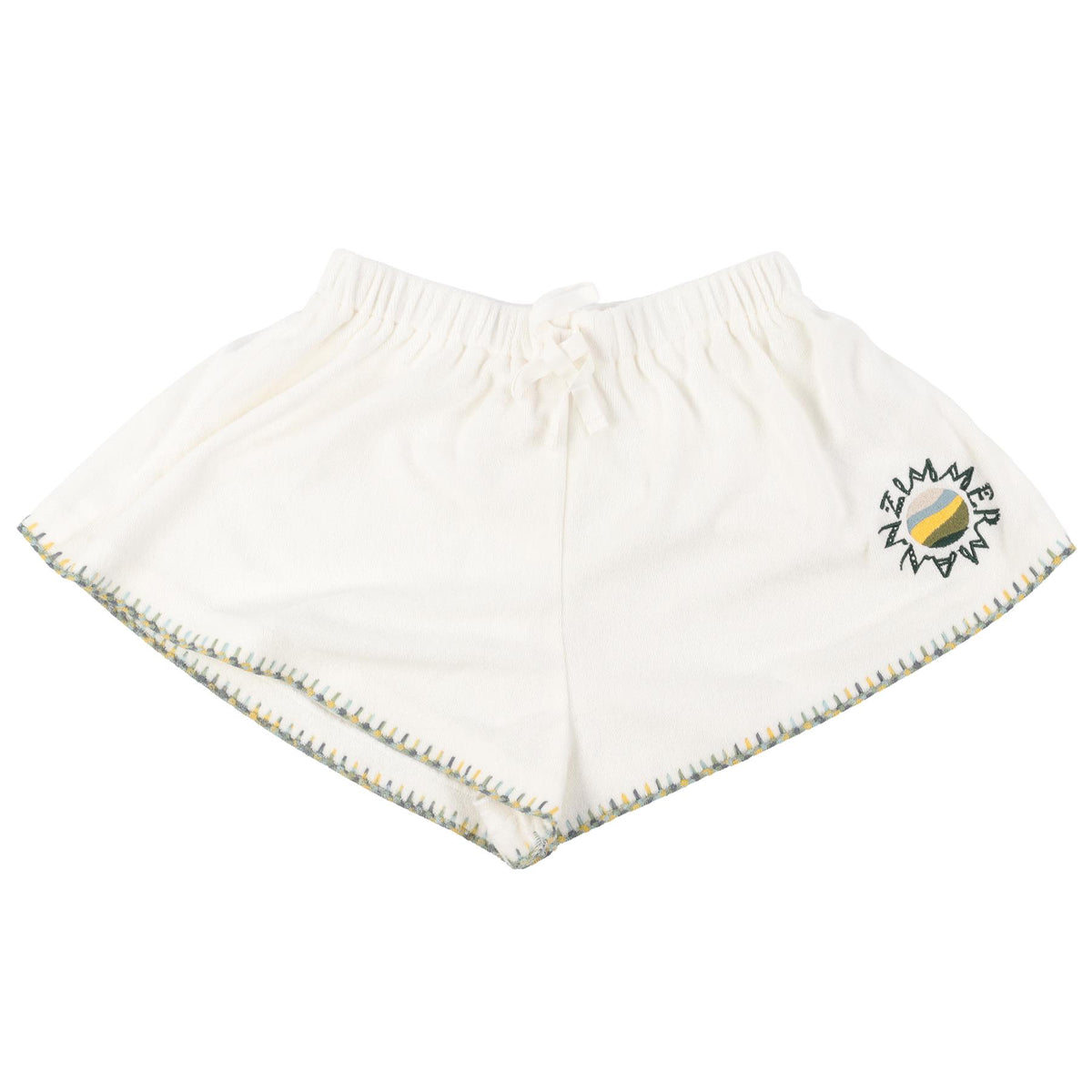 ZIMMERMANN WHITE KIDS GIRLS SHORTS 6 YEARS