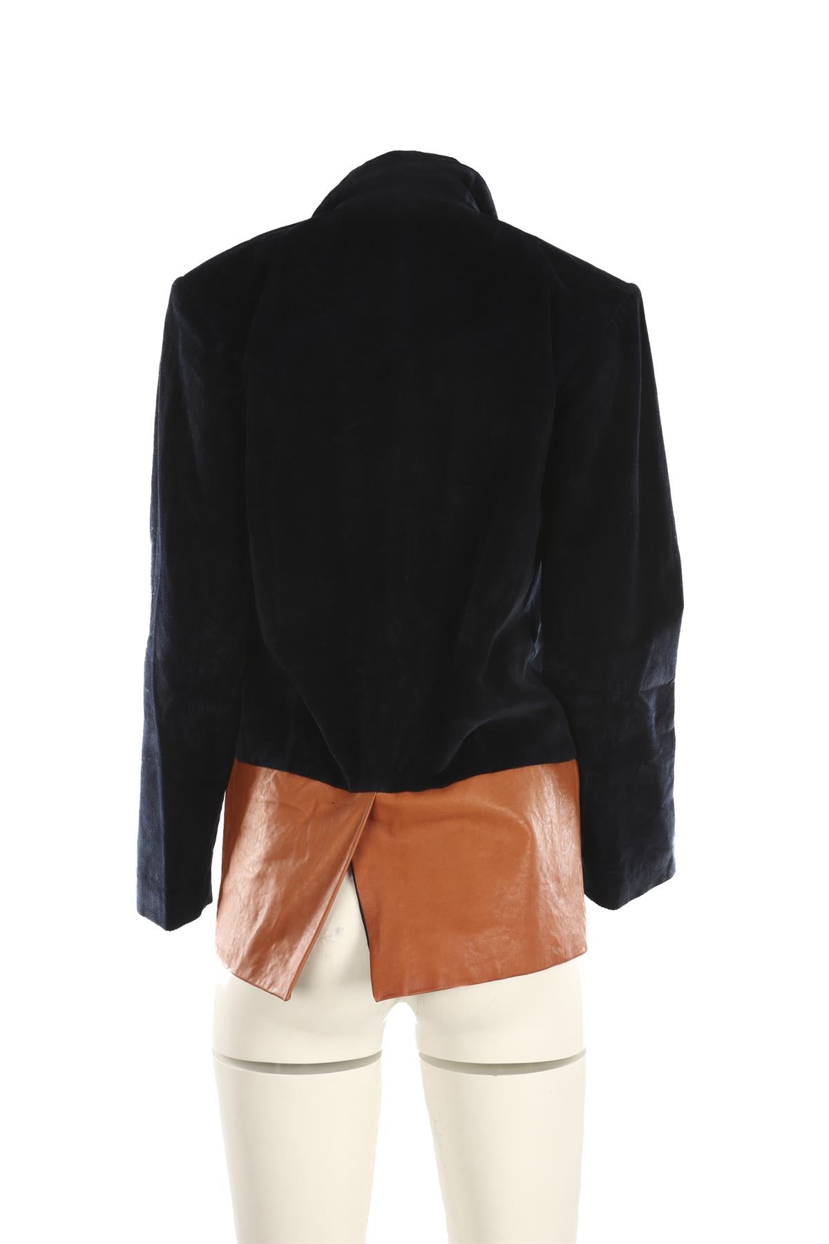 SKIIM NAVY VELVET BLAZER FR 34 UK 6