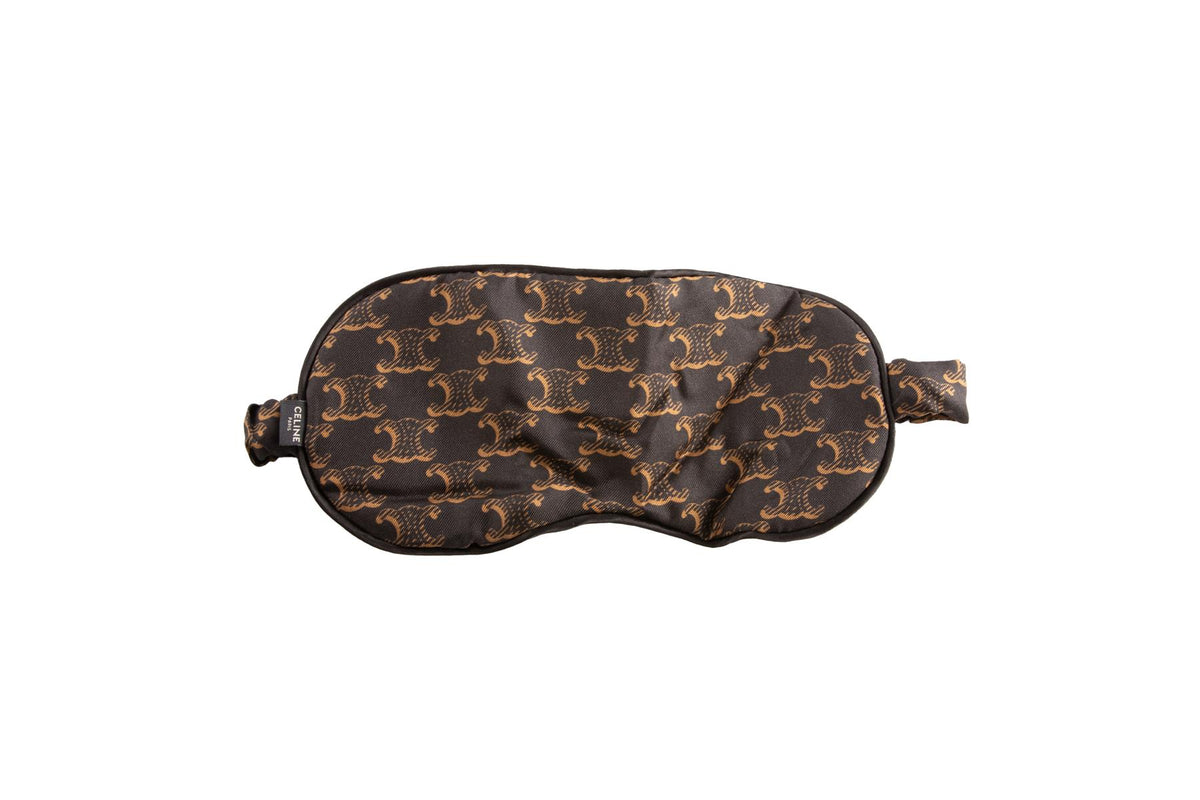 CELINE BROWN TRIOMPH CANVAS TRAVEL KIT ONE SIZE