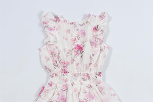 LOVESHACKFANCY WHITE KIDS GIRLS DRESS 4-5 YEARS