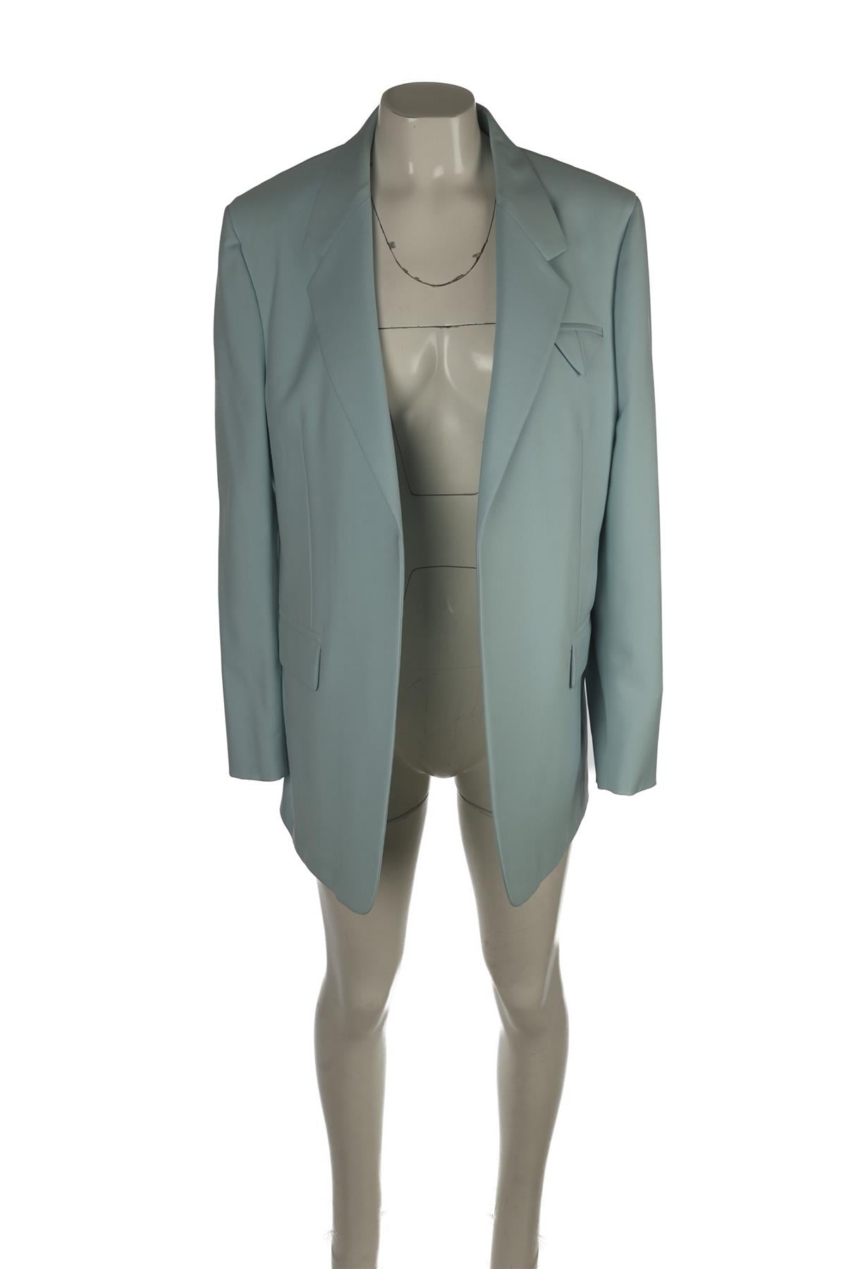 BOTTEGA VENETA BLUE WOOL BLAZER IT 44 UK 12