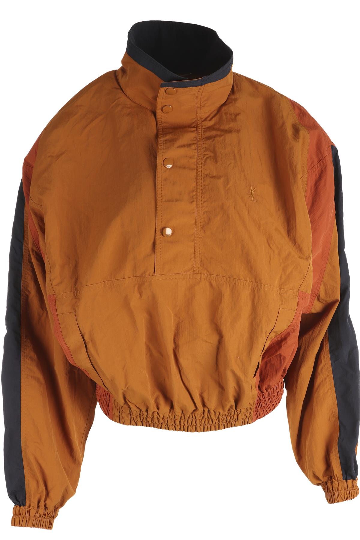 SAINT LAURENT TAN 2026 SHELL JACKET FR 36 UK 8