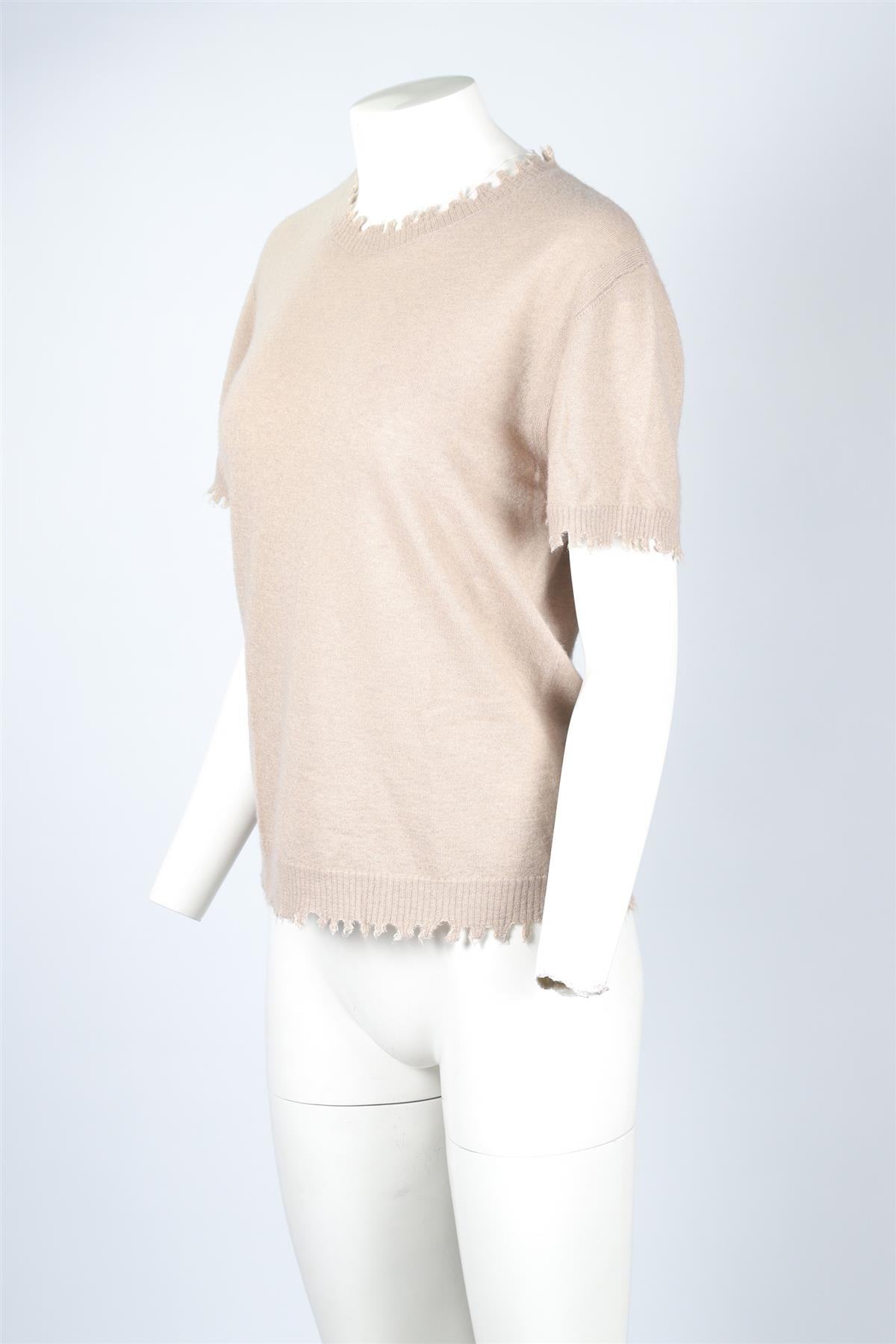 UMA WANG BEIGE CASHMERE SWEATER MEDIUM
