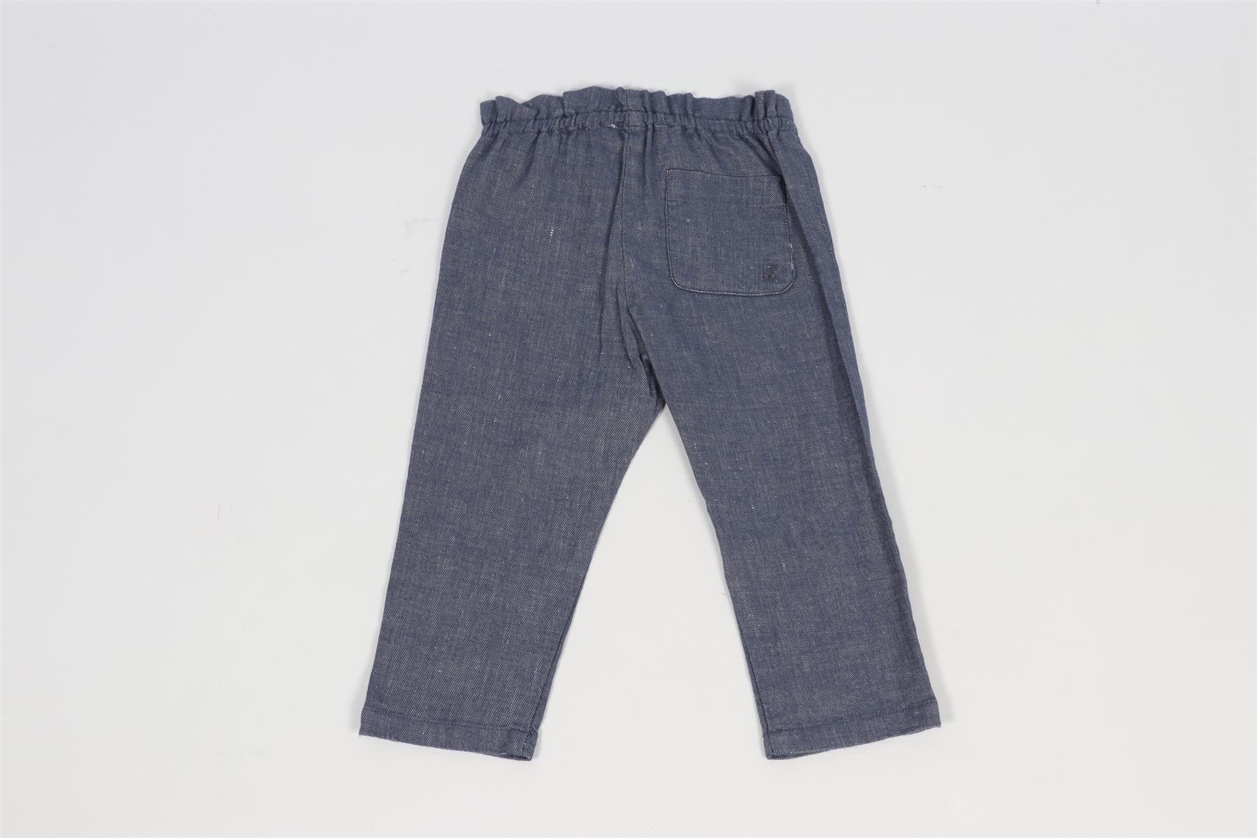 BONPOINT BLUE KIDS GIRLS LINEN PANTS 2 YEARS