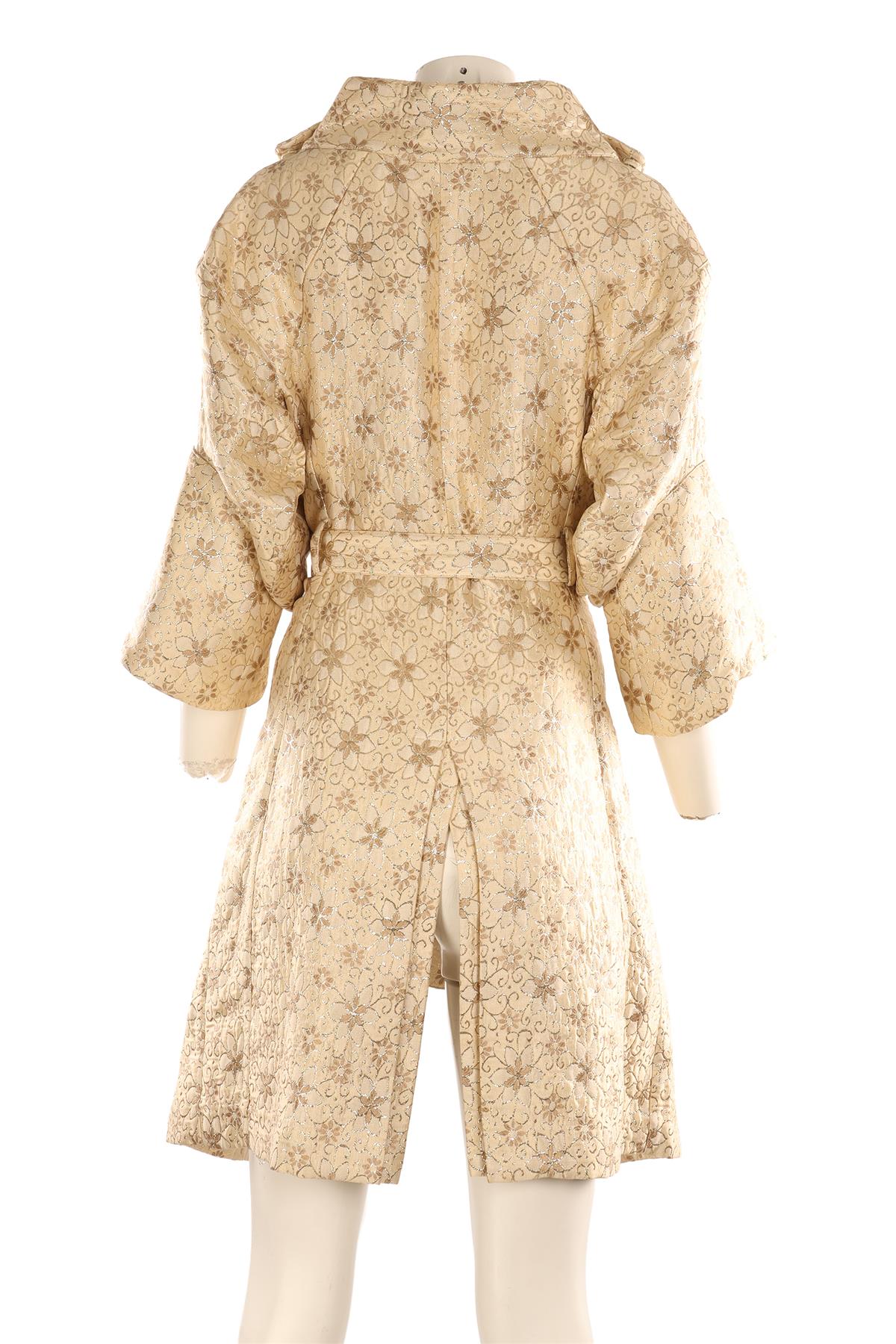 MARNI GOLD WOOL COAT IT 40 UK 8