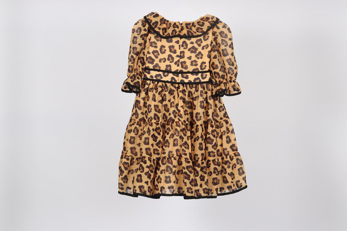 PATACHOU KIDS GIRLS CHIFFON DRESS 3 YEARS