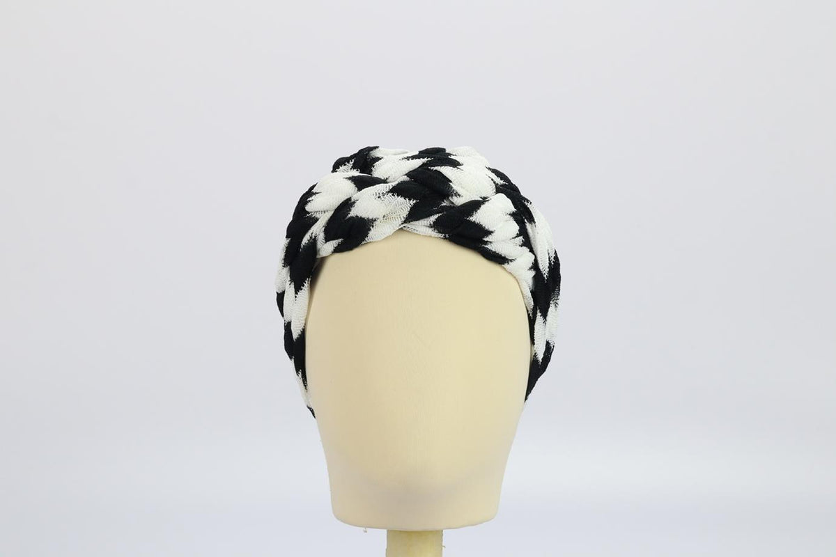 MISSONI CROCHET KNIT HEADBAND ONE SIZE