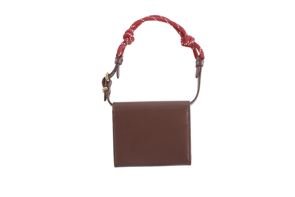 MIU MIU BROWN LEATHER WALLET