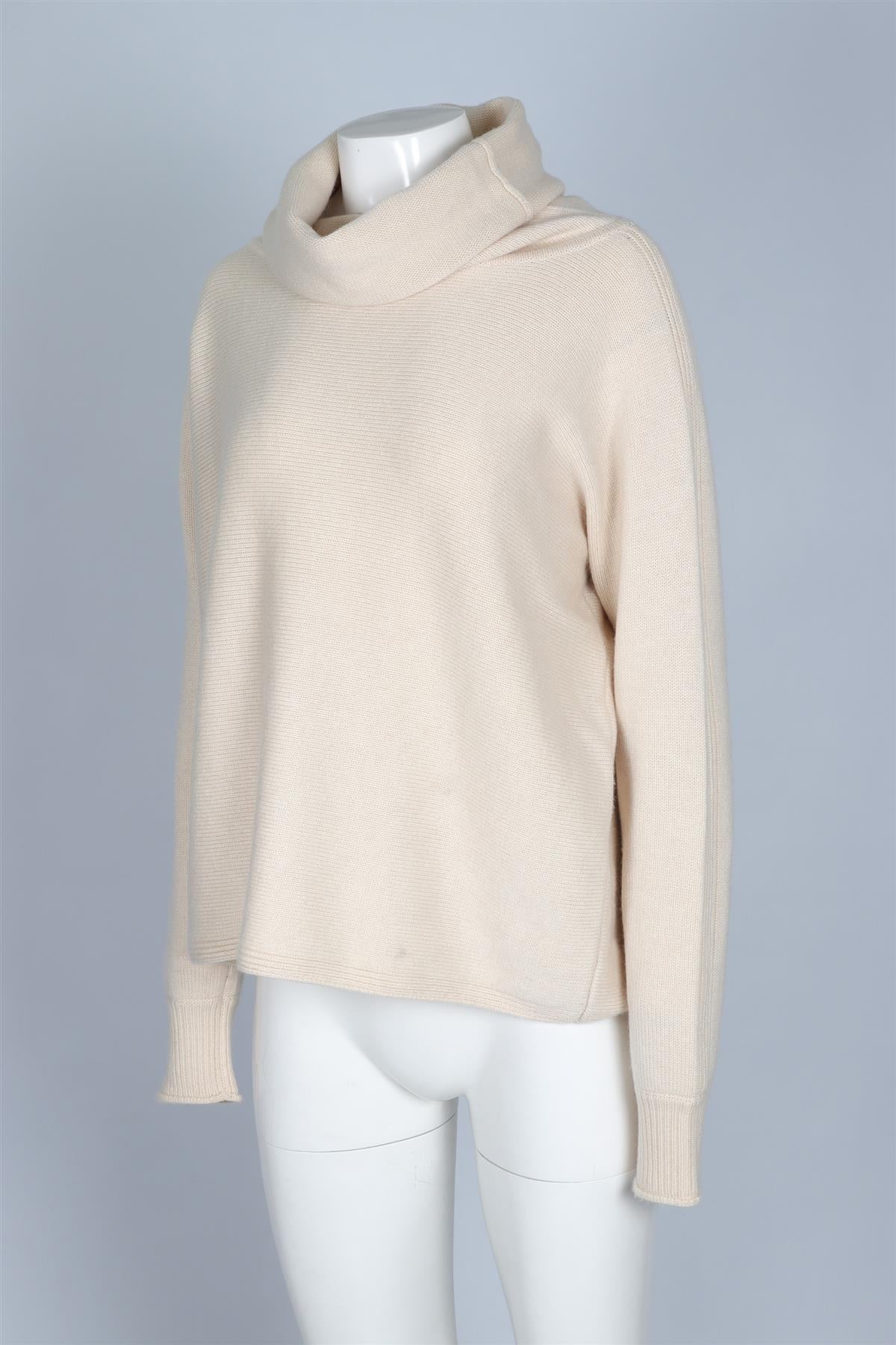 SONIA RYKIEL CREAM CASHMERE SWEATER LARGE