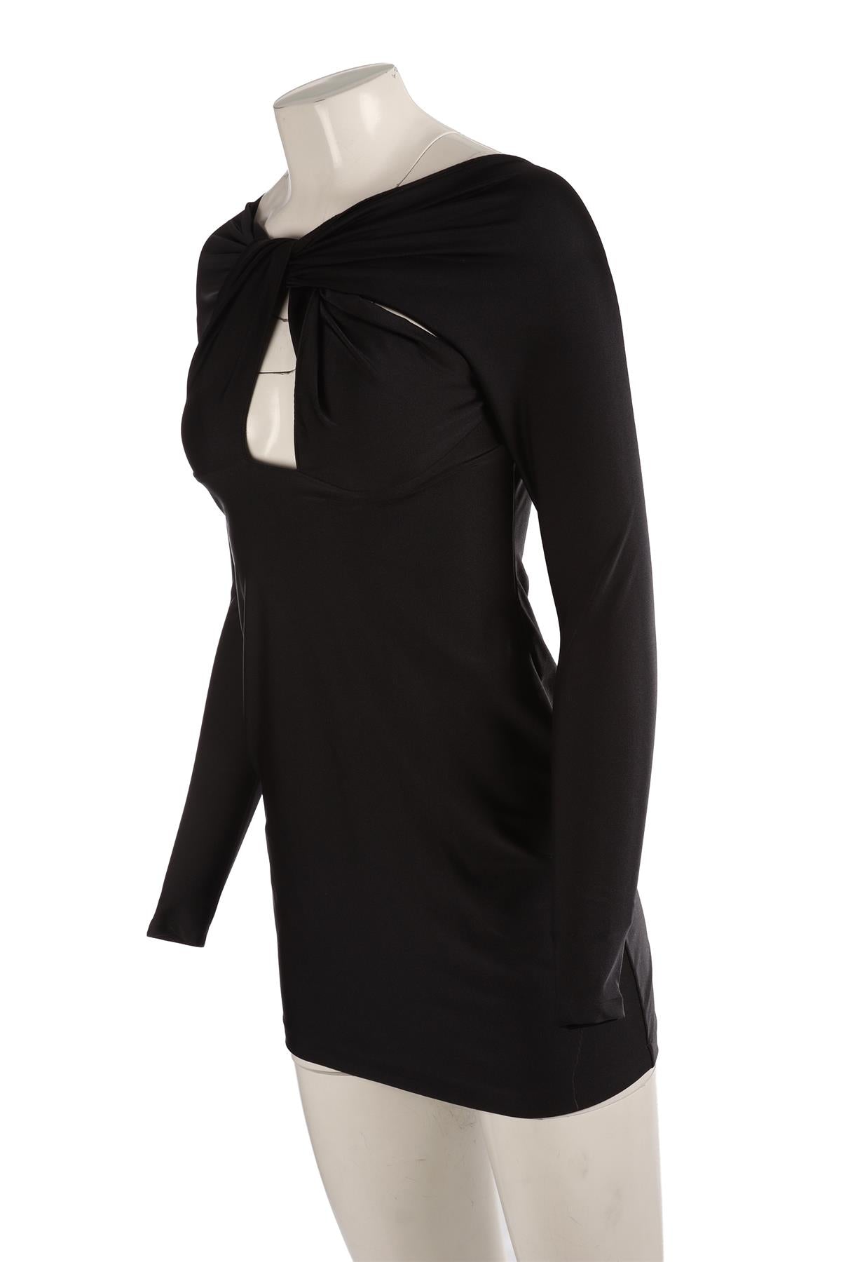 COPERNI BLACK JERSEY MINI DRESS MEDIUM