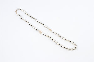 CHANEL IVORY 2016 CC PEARL NECKLACE
