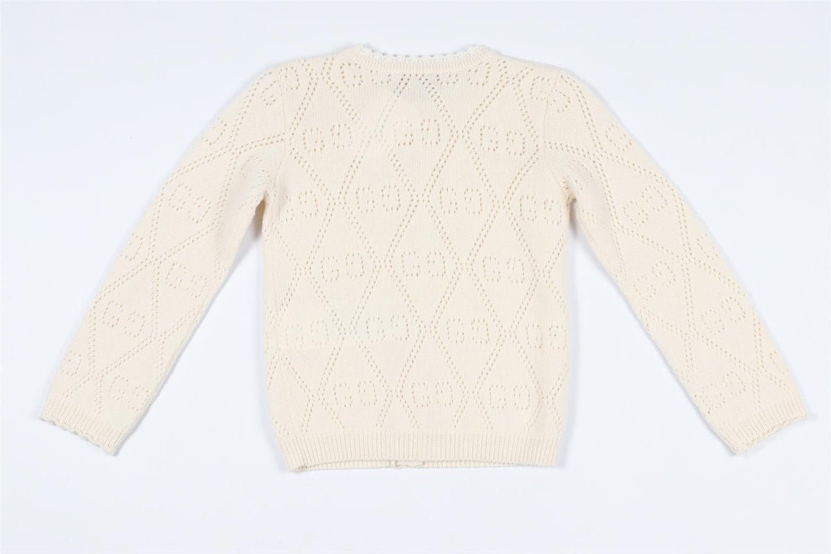 GUCCI CREAM KIDS GIRLS CARDIGAN 36 MONTHS