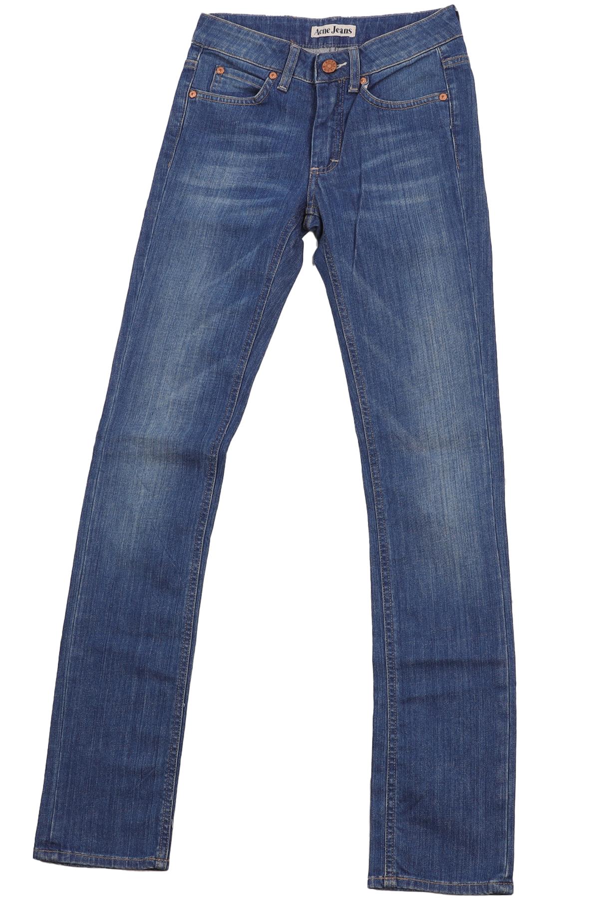 ACNE JEANS BLUE MID RISE SKINNY JEANS W25 UK 6-8