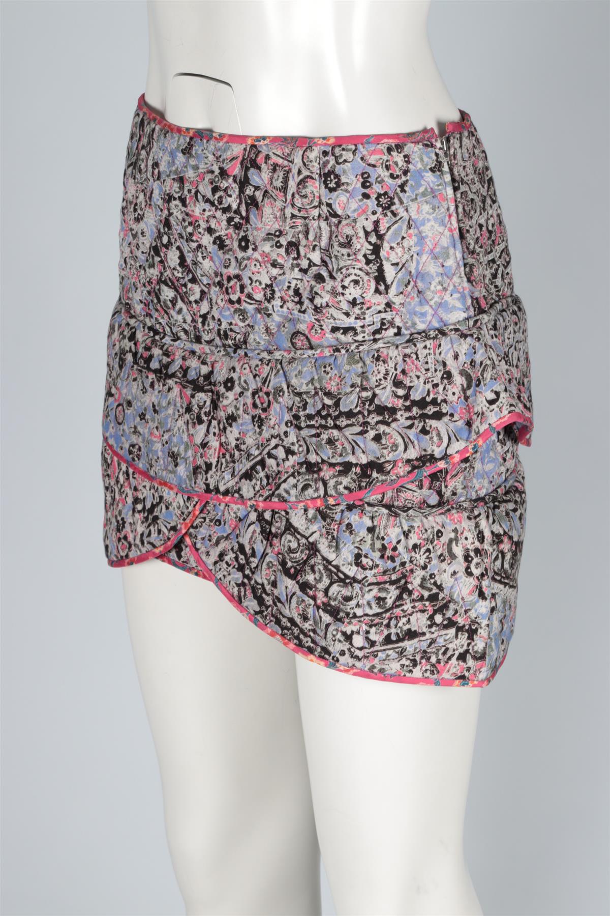 ISABEL MARANT MULTI COTTON MINI SKIRT FR 38 UK 10