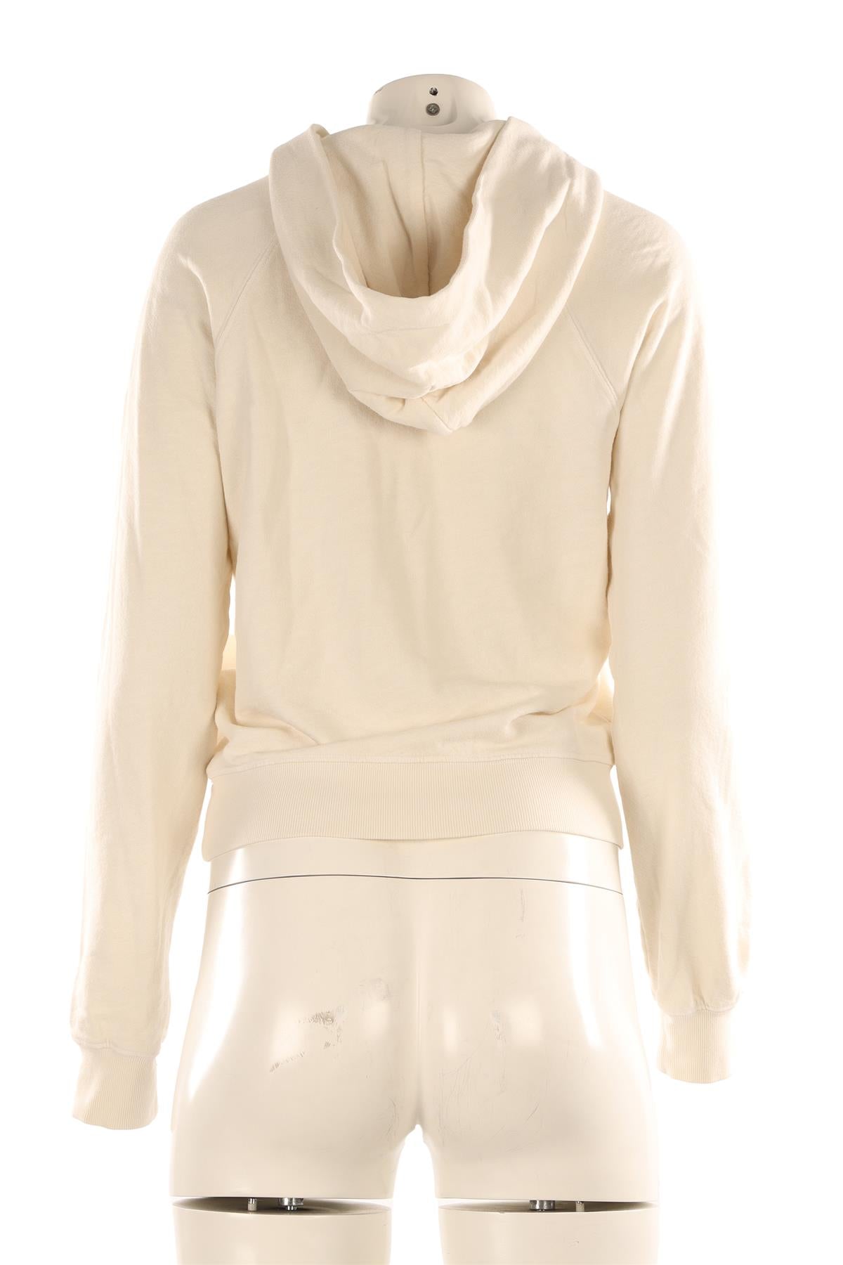 ETERNE ECRU COTTON HOODIE SMALL