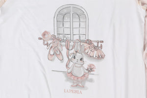 LA PERLA PINK KIDS GIRLS PYJAMA SET 12 YEARS