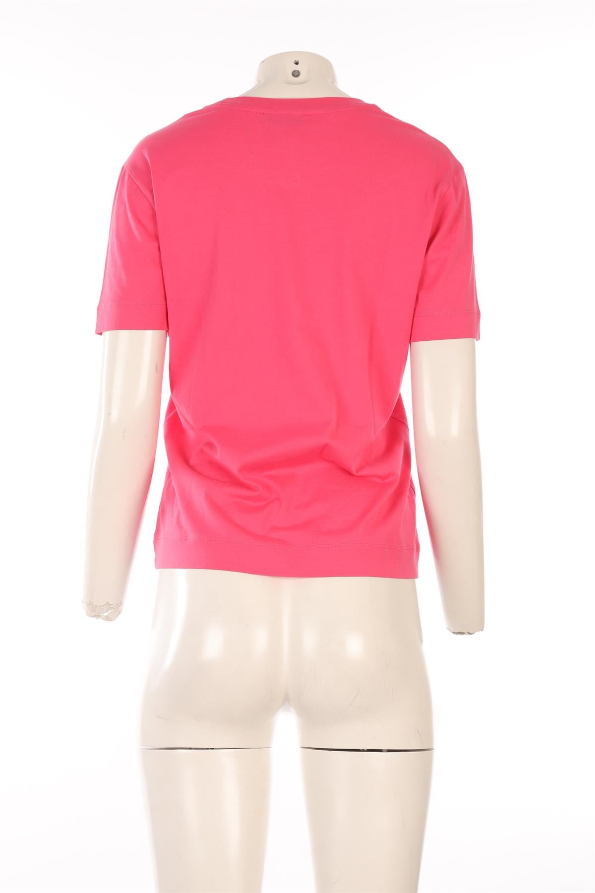 EMILIO PUCCI PINK COTTON T-SHIRT MEDIUM