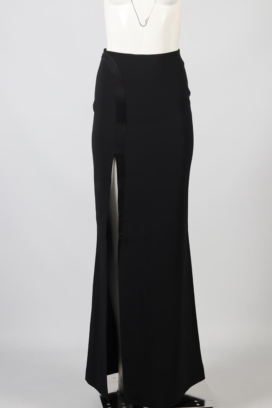 MUGLER CREPE MAXI SKIRT FR 36 UK 8