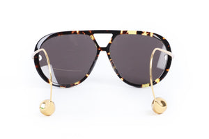 BOTTEGA VENETA BROWN FRAME SUNGLASSES