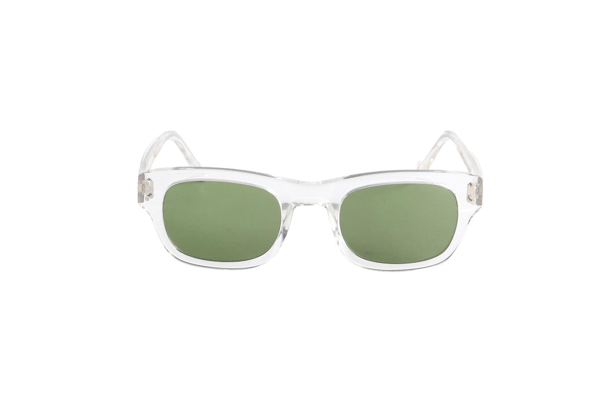 MOSCOT NEUTRALS RECTANGLE FRAME ACETATE SUNGLASSES
