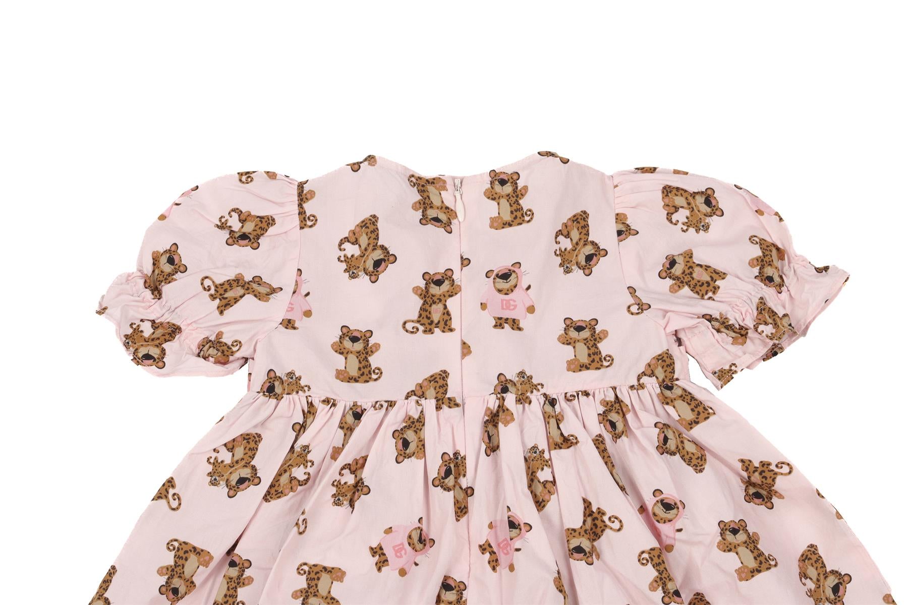 DOLCE & GABBANA PINK BABY GIRLS DRESS AND BLOOMERS SET 9-12 MONTHS