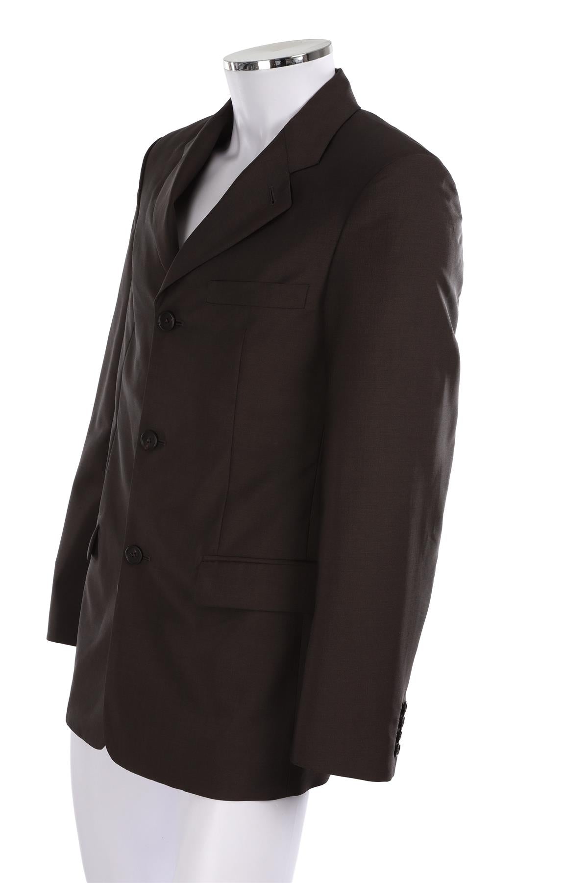 THE ROW BROWN WOOL BLAZER UK/US 38