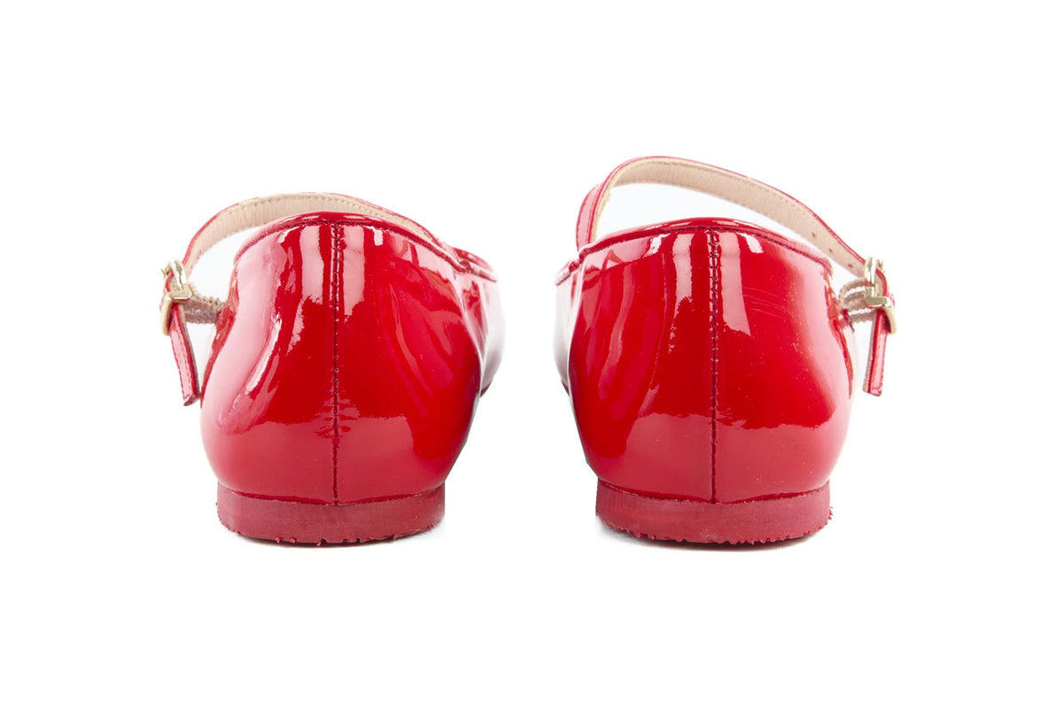SOPHIA WEBSTER RED KIDS GIRLS BALLET FLATS EU 34 UK 2 US 3