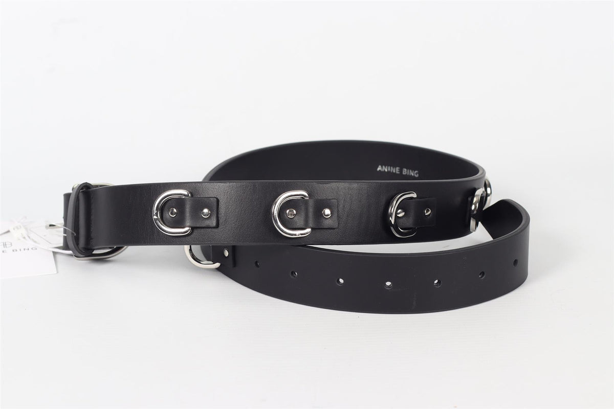 ANINE BING LEATHER BELT 83.5 CM