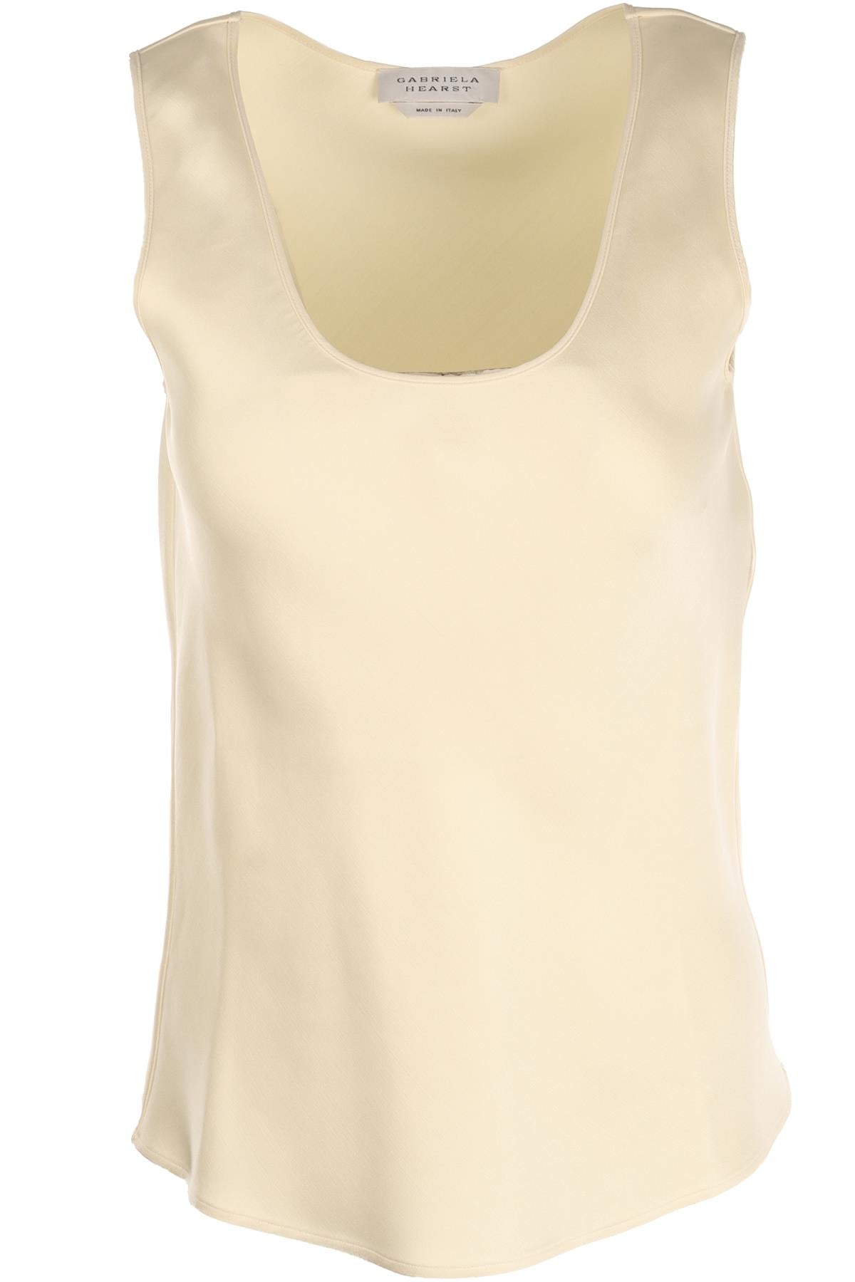 GABRIELA HEARST CREAM SILK TOP IT 38 UK 6